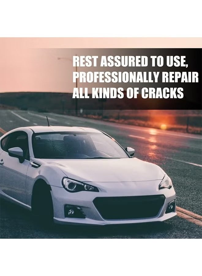 RAYHONG Windshield Crack Repair，For Glass Crack Repair Adhesive，Windshield Chip Repair Kit，Cracks Gone Glass Repair Fluid Quick Fix  - Image 4