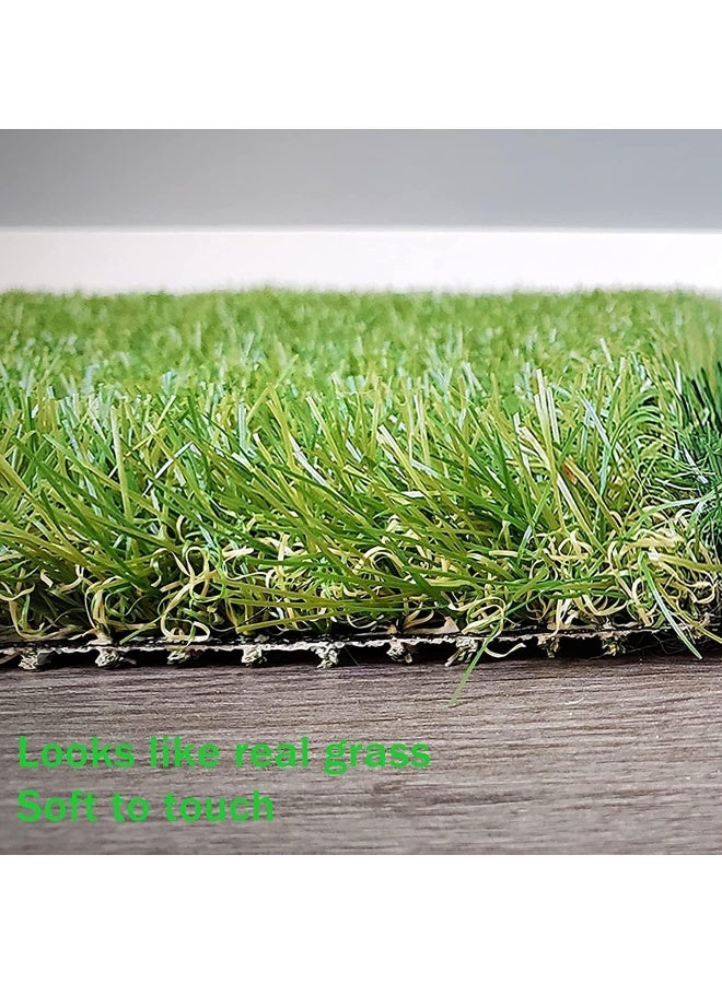 Mumoo Bear حصائر عشب صناعي لمومو بير للكلاب، عشب مزيف لتدريب الحيوانات الأليفة على قضاء الحاجة، مثالي للاستخدام الداخلي والخارجي (35.5 × 46 سم) - Image 3