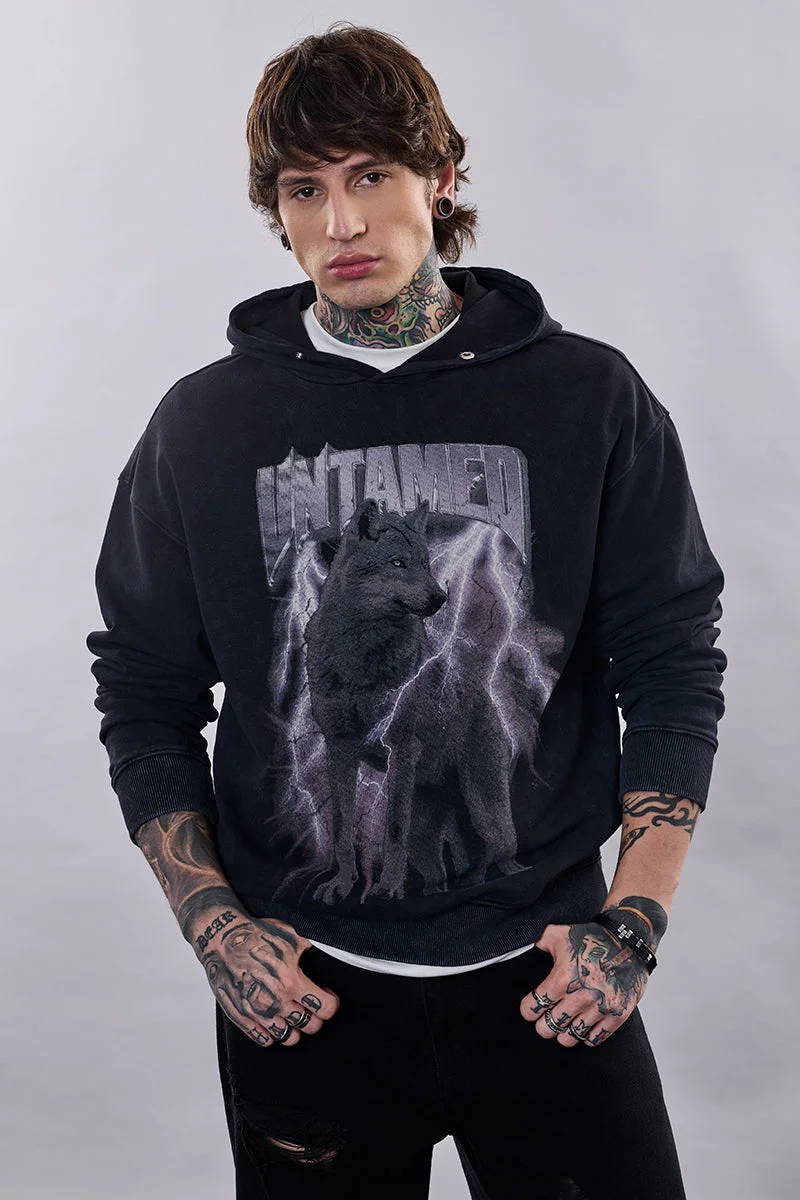 SNITCH Snitch Revolution Untamed Acid Washed Hoodie