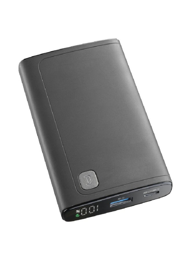 سيلولار لاين باور بانك Cellularline Elite بسعة 10000mAh – شحن سريع 20 واط، أسود - Image 3