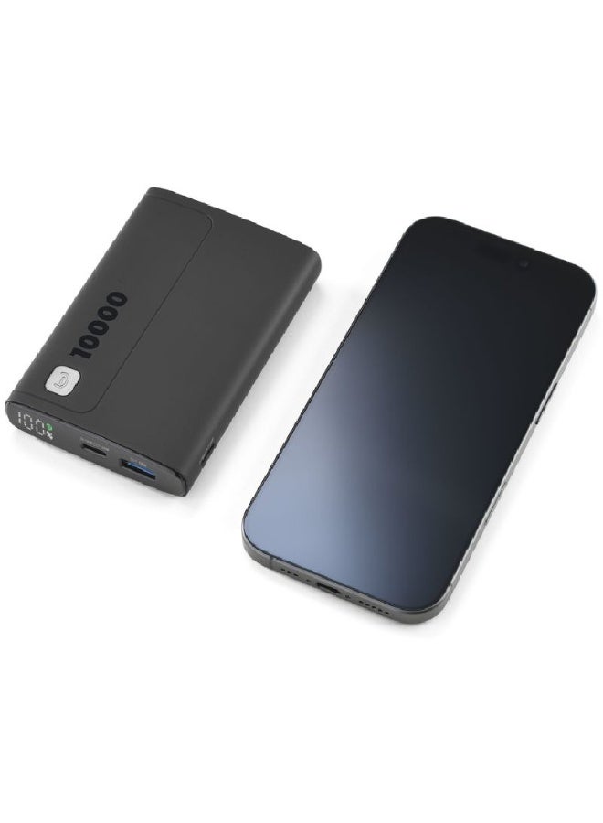 سيلولار لاين باور بانك Cellularline Elite بسعة 10000mAh – شحن سريع 20 واط، أسود - Image 4