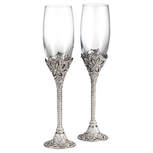 Olivia Riegel Windsor Champagne Flutes 7oz Pair by Olivia Riegelamp;reg; - - Image 3