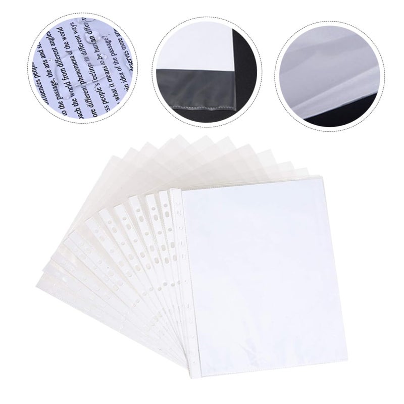 Clear Sheet Protectors 200 Pack Top Loading Design for Easy Insertion Home Office School Use - Image 5