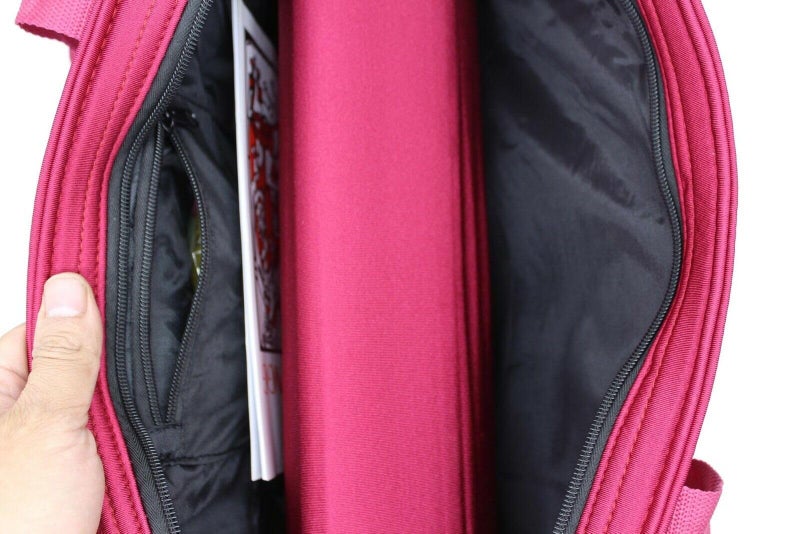 Mose Cafolo American Mahjong Game Set, Pinky Red Carrying Bag,166 Premium White Tiles,4 Color Racks/Pushers,100 Chips,1 Wind Indicator,Western Mahjong Tiles Set,Complete Ma Jong Set - Image 3