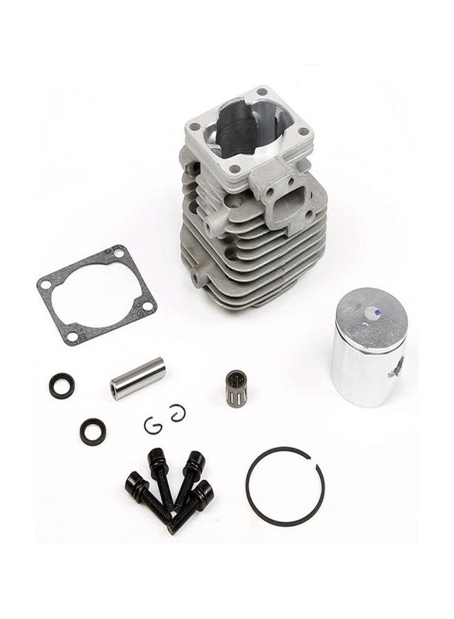 KingVal Replacement 30.5CC Cylinder Piston 4 Bolt Engine Metal Kit Compatible with 1/5 Scale HPI KM ROVAN Baja 5B 5T 5SC RC Car