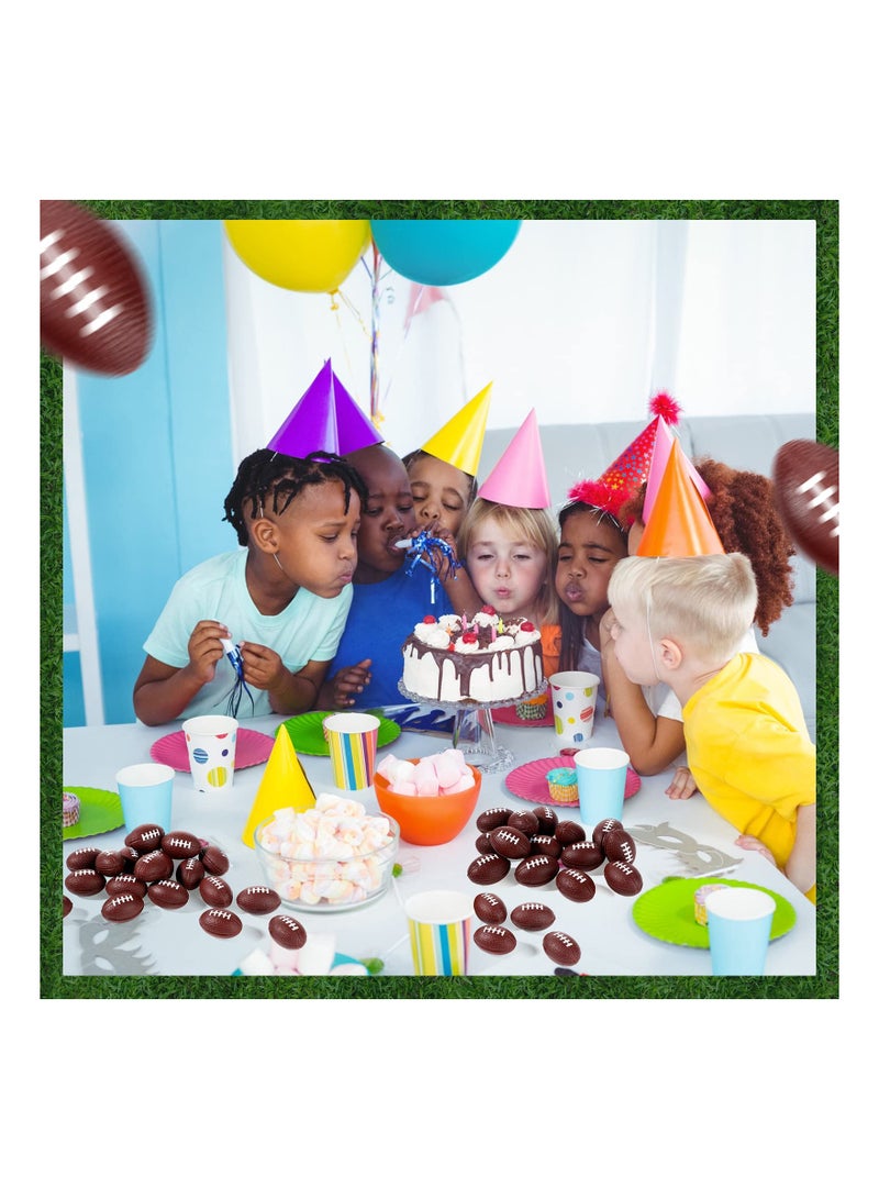 SOLARAE Mini Foam Footballs, Bulk Mini Stress Ball, Party Favor for Kids Footballs Toy Little Football Party Decoration, Sports Party Favor Reward Bag Gift Fillers School Classroom Prize(30 Pack) - Image 5