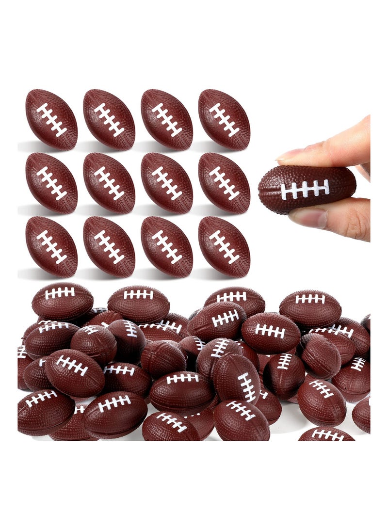 SOLARAE Mini Foam Footballs, Bulk Mini Stress Ball, Party Favor for Kids Footballs Toy Little Football Party Decoration, Sports Party Favor Reward Bag Gift Fillers School Classroom Prize(30 Pack) - Image 1