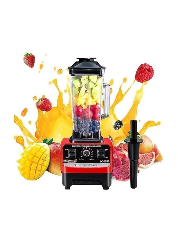 سيلفر كريست خلاط Silvercrest الألماني كسارة زجاج وحجر بقدرة 4500 واط +مطحنة توابل