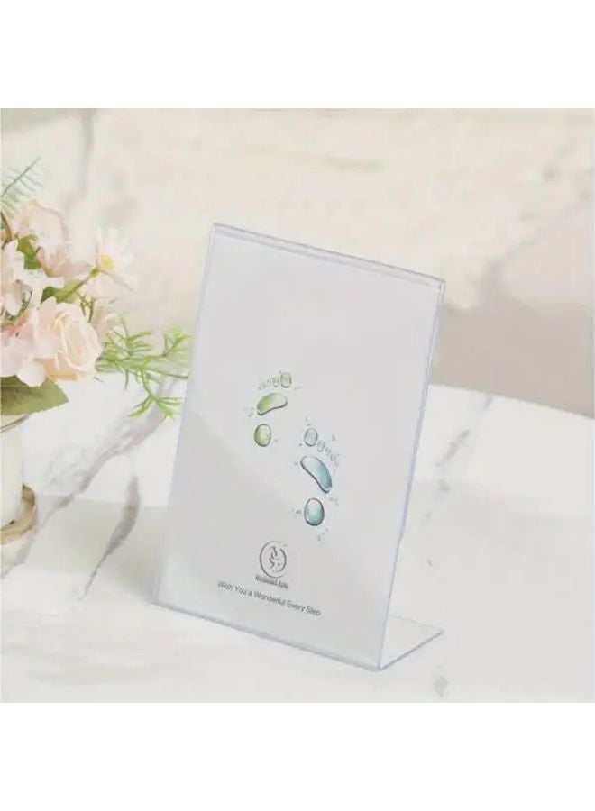 6 Pack 4x6 Inch Acrylic Picture Frames Vertical Display Box For Medals Photos Tabletop Modern Home Decor - Image 4