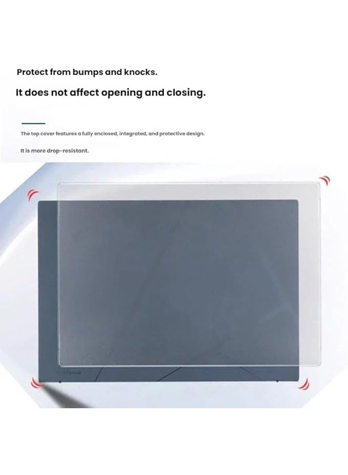 Laptop Case Compatible with ASUS ZenBook 14 OLED 2025 UX3405C 14 inch Ultra-thin Clear Top Shell and Bottom Shell Full Protection Protective Cover - Image 4