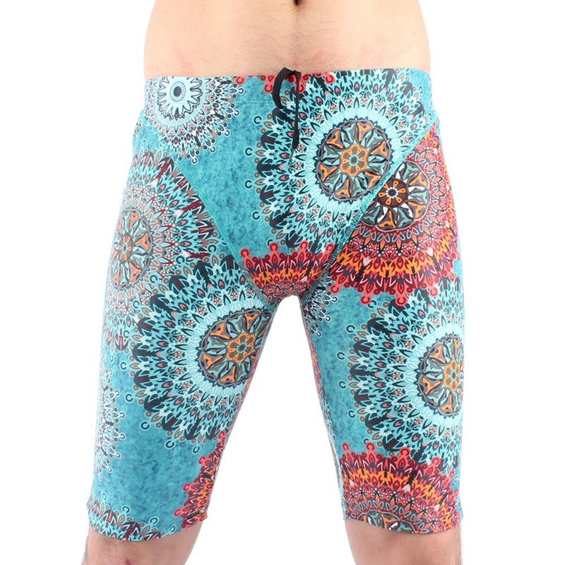 Swimming Trunks Men''s Long Five-point Professional Quick-drying Swimsuit Racing Sports Large Size Swimsuit Anti-embarrassment Hot Spring Swimming Trunks - Image 4