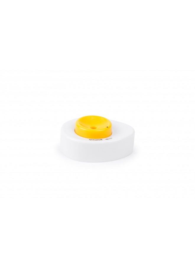Fox Run Hard Boiled Egg Piercer, with Safety Lock Feature, White