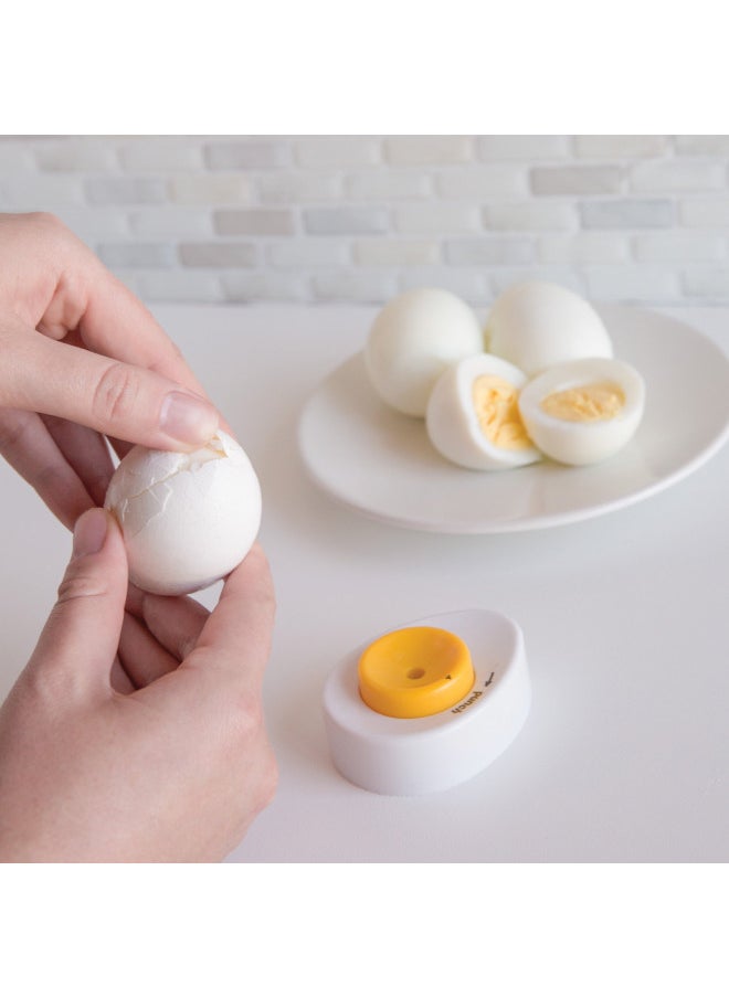 Fox Run Hard Boiled Egg Piercer, with Safety Lock Feature, White