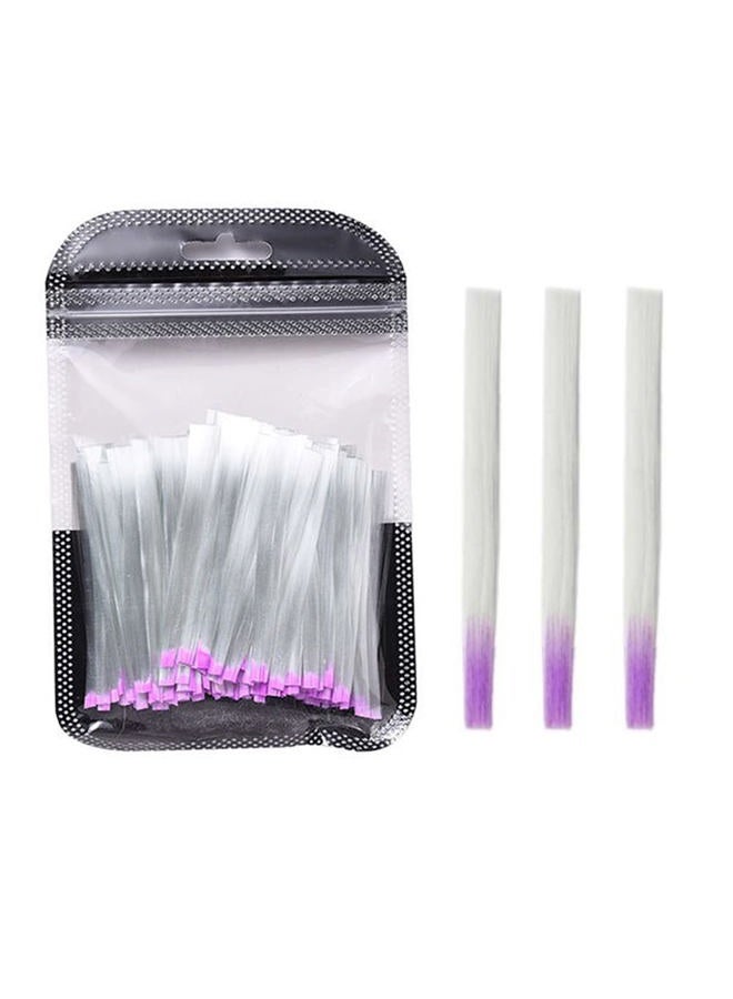 Luzen 100 قطعة ملحقات تمديد الأظافر من الألياف الزجاجية الاحترافية فن الأظافر أداة إصلاح تمديد الأظافر للاستخدام المنزلي وصالونات الأظافر - Image 1