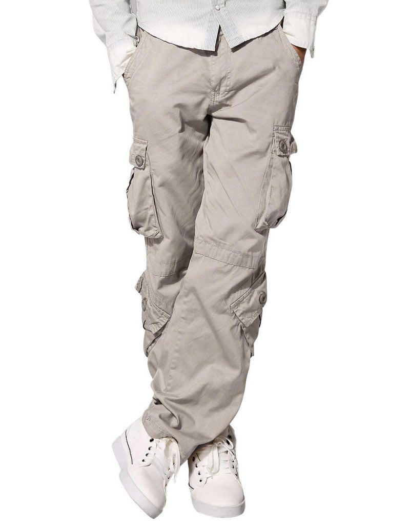 Match Mens Wild Cargo Pants 6053 Apricot 36