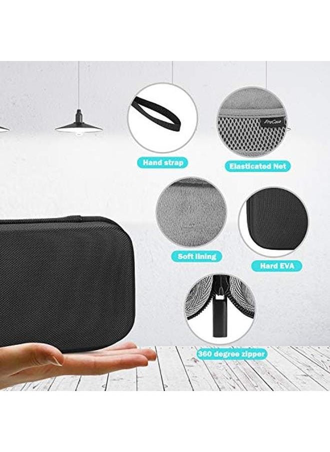 Procases - Hard Travel Case For Sandisk Extreme Portable Ssd 250Gb 500Gb 1Tb 2Tb Sdssde60 500G G25 Shockproof Eva Hard Shell Carrying Case Storage Bag Black - Image 1