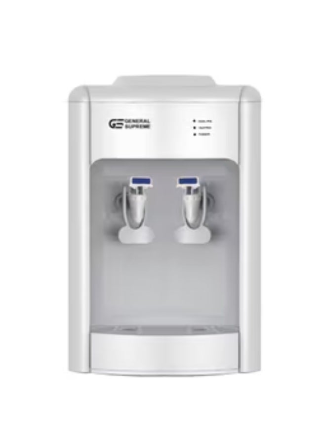 جنرال سوبريم، برادة مياه طاولة بارد / ساخن، تحميل علوي، خزان ستانلس، كمبروسر عالي الأداء قفل أمان للأطفال، أبيض، GS5660TT - Image 1