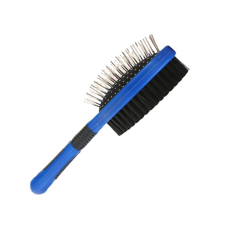 Self Cleaning Pet Hair Removal Comb Slide Cat Brush Handle For Cats Dogs Puppies - Image 2