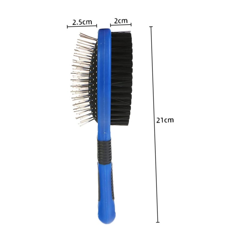 Self Cleaning Pet Hair Removal Comb Slide Cat Brush Handle For Cats Dogs Puppies - Image 3