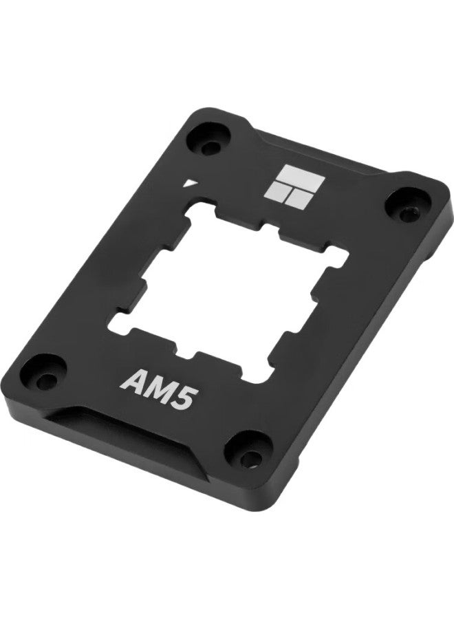 Thermalright إطار تأمين ثيرمالرايت Amd-Am5 V2 أسود، إطار تثبيت آمن لوحدة المعالجة المركزية، سبائك الألمنيوم بالكامل + وسادة عزل، ملحقات التبريد، أسف V2 أسود - Image 1