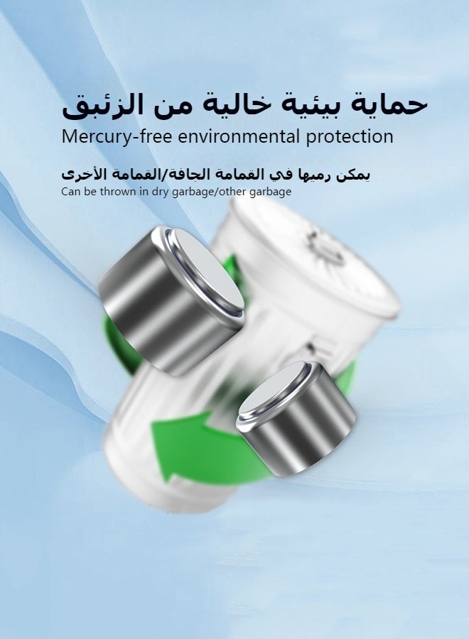 Power One Cochlear Implant Batteries, 5 Cards (6 × 5 = 30pcs), Size P675P, High Performance - Image 3