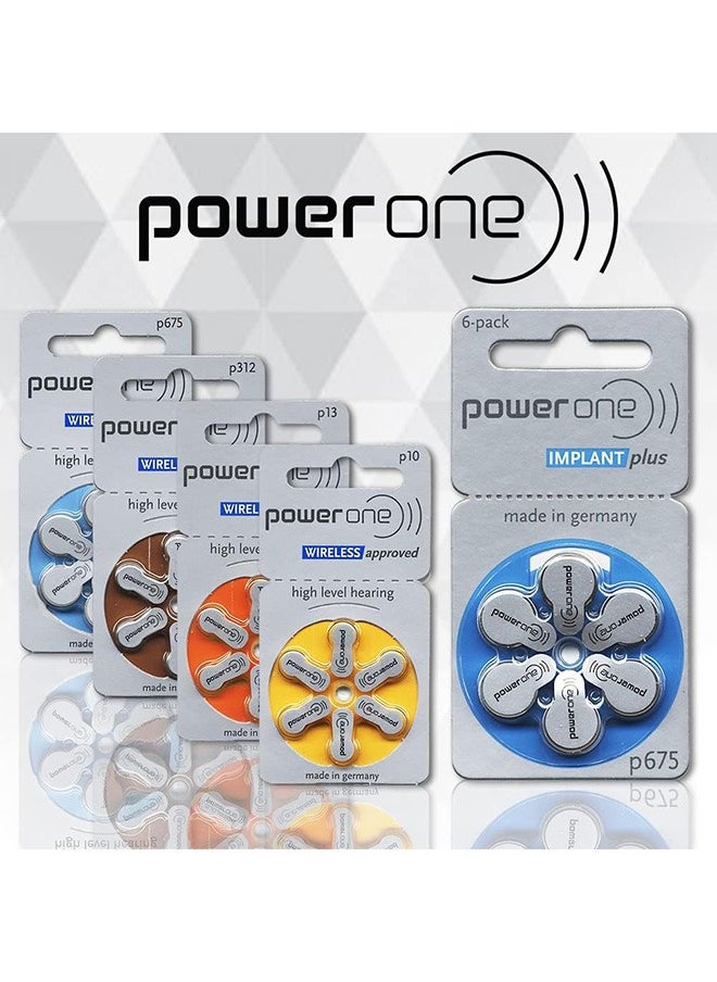 30 Piece Dedicated Cochlear Implant Batteries,Size P675P