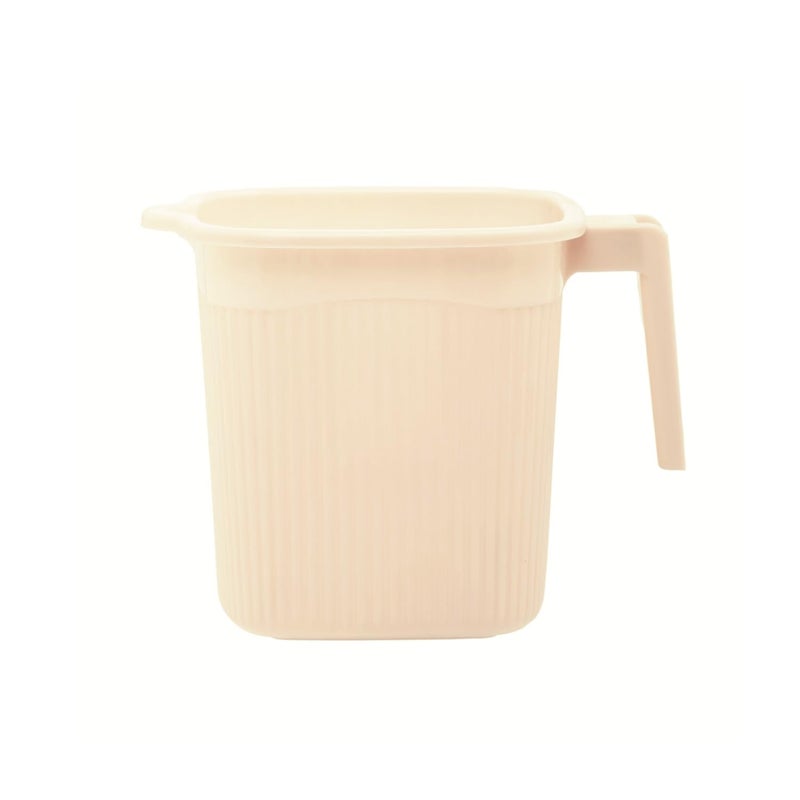Regalo Bathroom Bucket and Mug Set Virgin Plastic Beige 20 LTR  - Image 3
