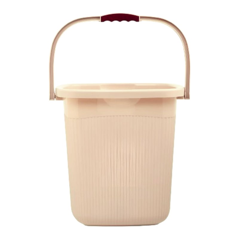 Regalo Bathroom Bucket and Mug Set Virgin Plastic Beige 20 LTR  - Image 5