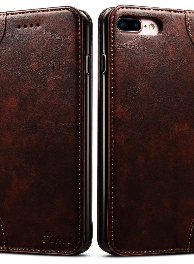 SINIANL iPhone XR Case, SINIANL Leather Wallet Folio Case Book Design Flip Cover with Stand and ID Credit Card Slot Magnetic Closure for iPhone XR 6.1 inch 2018 - Image 1