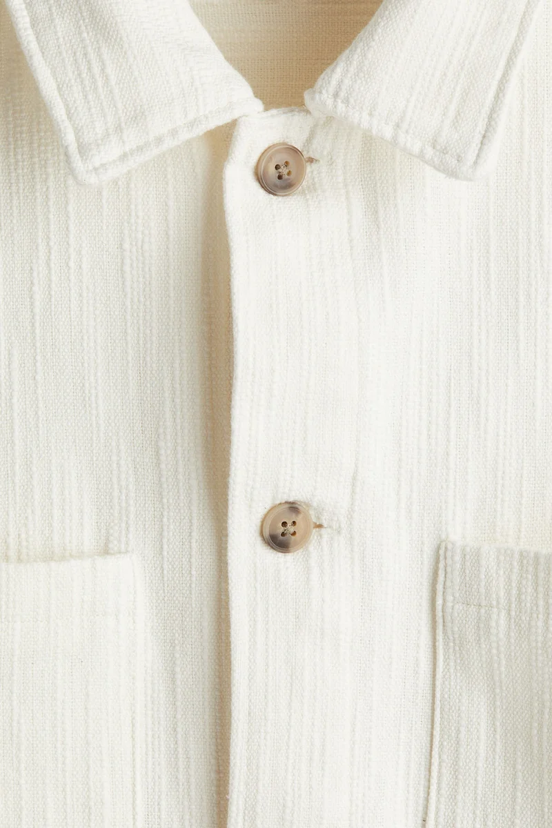H&M Regular Fit Textured overshirt