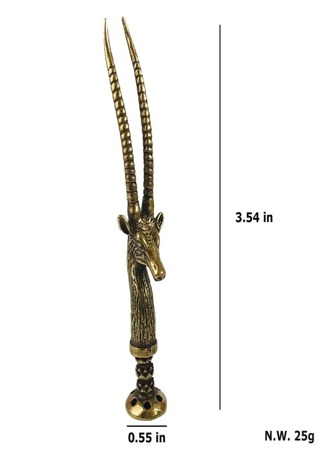 JBTM24 Copper Tobacco Pipe Tamper Tool, Pure Copper Silver Plating Smoking Tobacco Pipe Cleaning Tool, Smoking Nozzle Cleaner Flameout (Deer) - Image 2