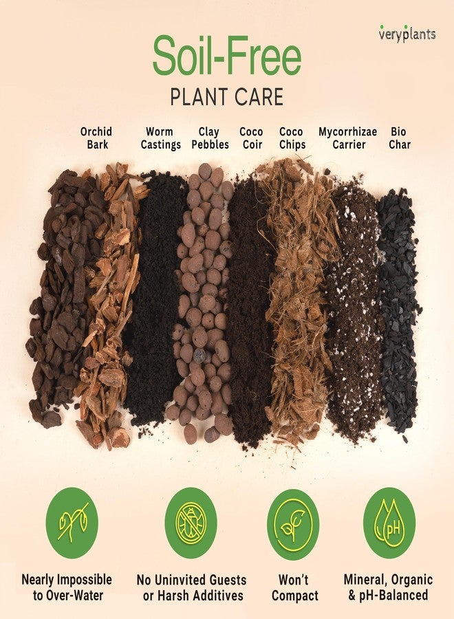 veryplants Molly's Aroid Mix - Premium Soilless Potting Mix for Houseplants - Fast Draining, Chunky & Easier to Water vs. Soil for Indoor Plants - with Bark, Coco Chips, Worm Castings, Mycorrhizae 5 Dry Quarts - Image 2