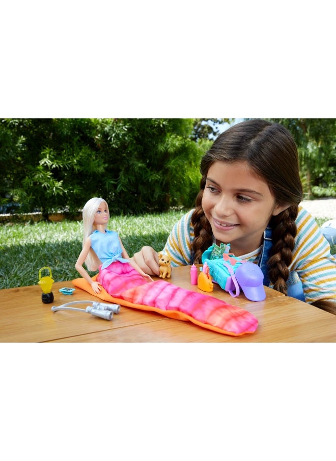 Barbie - Barbie Malibu Camping Doll with Pet (32 cm) - Image 1