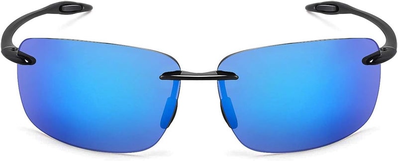 JULI Eyewear نظارات شمسية رياضية JULI للرجال وا��نساء إطار بدون حواف TR90 للجري وصيد الأسماك والجولف وركوب الأمواج والقيادة - Image 2