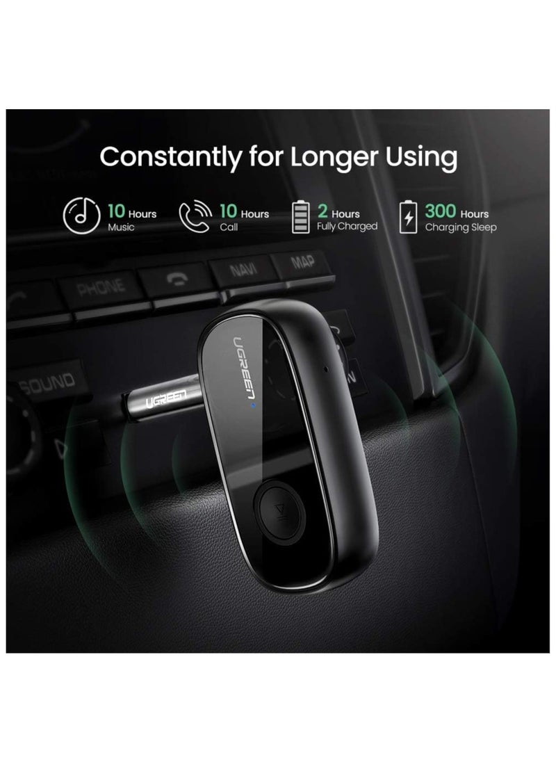 Cool Baby Bluetooth Aux Adapter Bluetooth 5.0 Audio Receiver for Wireless Music Stream with Hand-free Call 10H Play Time Auto Repair for Car Speaker  - Image 2