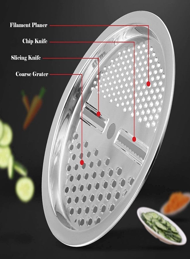 SKYLUME® Kitchen Multifunctional Stainless Steel 3 in 1 Colanders Basin Grater Strainer & Drain Basket Salad Maker Bowl Vegetable Fruits Washing Strainer Set (26cm) - Image 4
