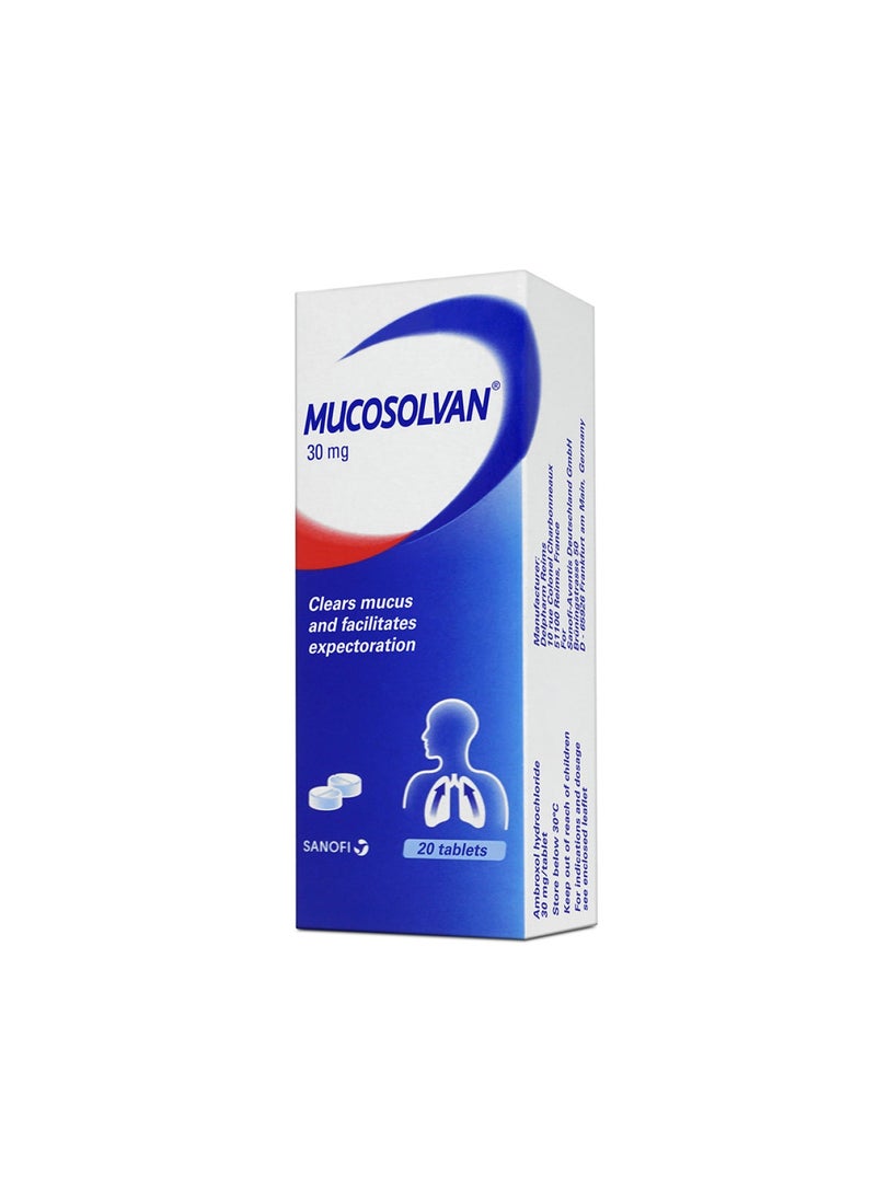 MUCOSOLVAN - Tablets 30Mg 20S - Image 1