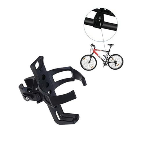 FASTPED Adjustable Bicycle Water Bottle Cage Holder Rack Bottle Holder and No Tools Needed Bracket Stand for Cycle Accessories | Expandable & Adjustable Bottle Cage with Upgraded Clamp, (Black) - Image 4