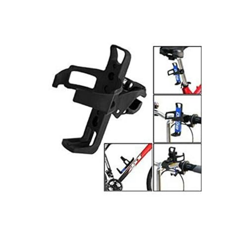 FASTPED Adjustable Bicycle Water Bottle Cage Holder Rack Bottle Holder and No Tools Needed Bracket Stand for Cycle Accessories | Expandable & Adjustable Bottle Cage with Upgraded Clamp, (Black) - Image 3