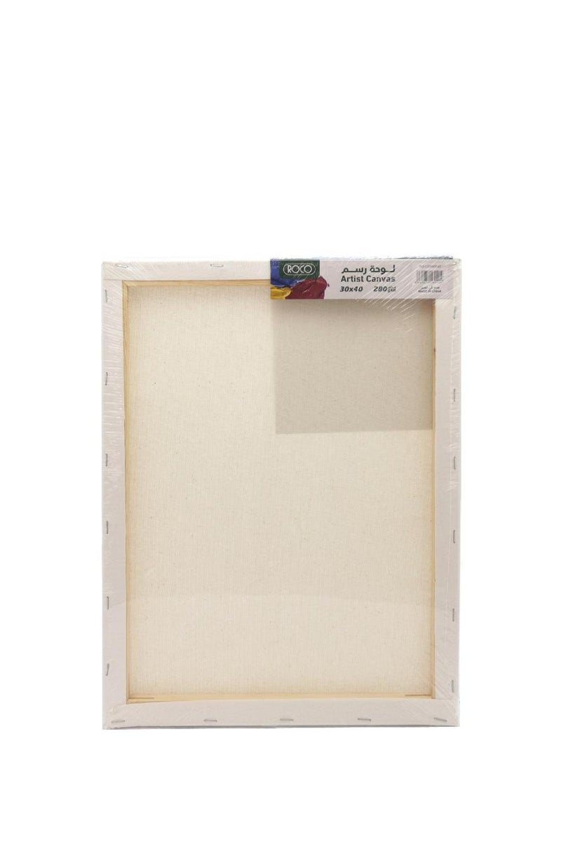 روكو قماش مستطيل مشدود بلمسة نهائية خشنة 30 × 40 سم - Image 2