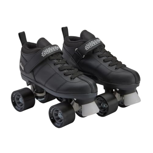 Chicago Skates Bullet Speed Roller Skates Adjustable Quad Roller Skates Women Men Durable Top Performance with Front Stopper 62mm Urethane Wheels LowCut Ankle Boot Smooth RollingIndoor Outdoor - Image 1