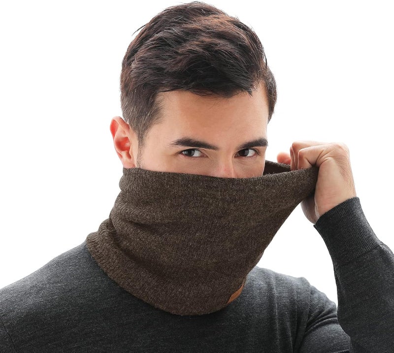 NovForth Winter Neck Warmer Men Ski, Neck Gaiter Face Scarf Women, Fleece Scarf for Men Gaiter Mask, Thick Windproof Scarves - Image 3