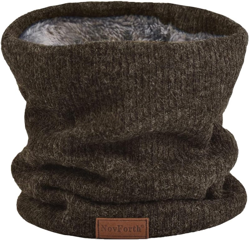 NovForth Winter Neck Warmer Men Ski, Neck Gaiter Face Scarf Women, Fleece Scarf for Men Gaiter Mask, Thick Windproof Scarves - Image 1