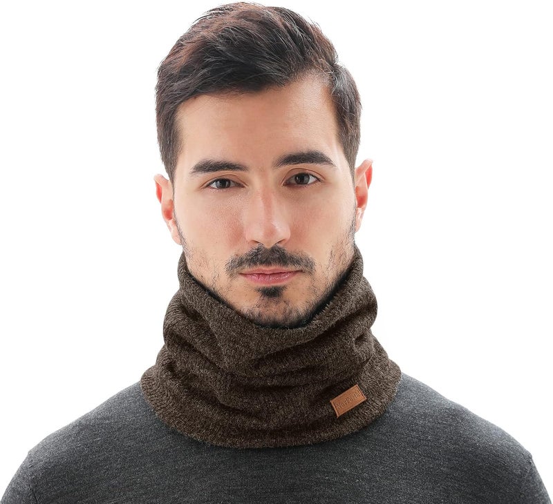 NovForth Winter Neck Warmer Men Ski, Neck Gaiter Face Scarf Women, Fleece Scarf for Men Gaiter Mask, Thick Windproof Scarves - Image 2