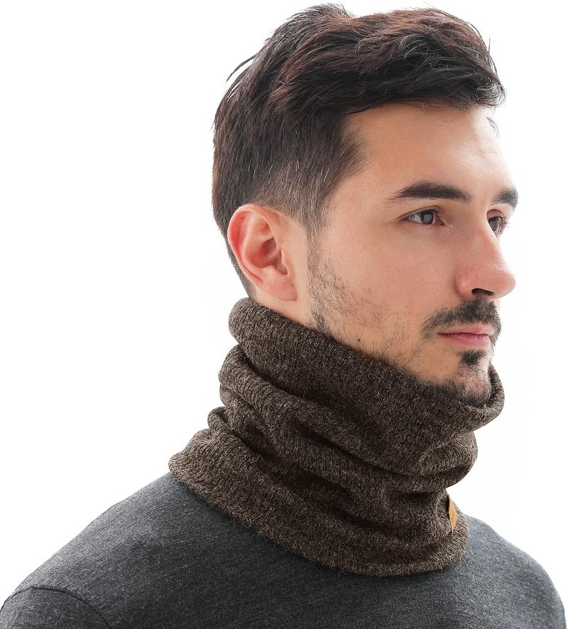 NovForth Winter Neck Warmer Men Ski, Neck Gaiter Face Scarf Women, Fleece Scarf for Men Gaiter Mask, Thick Windproof Scarves - Image 4