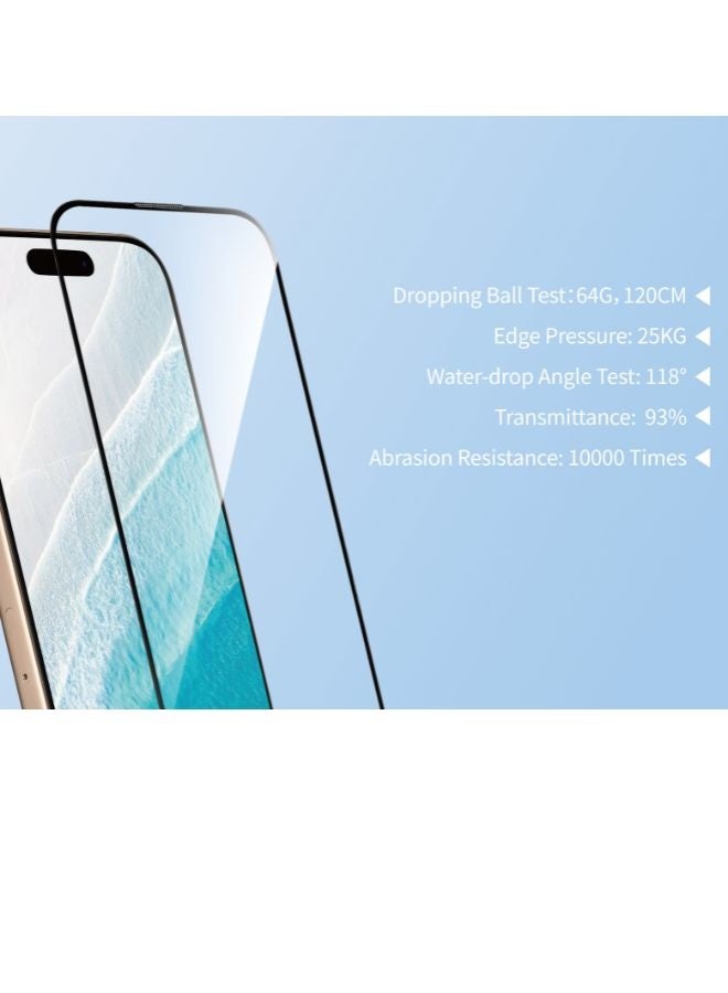 FIFTH ELEMENT CLARIX Tempered Glass Screen Protector for iPhone 17 Pro Max, 9H Anti-Scratch Clear Display Guard - Image 2
