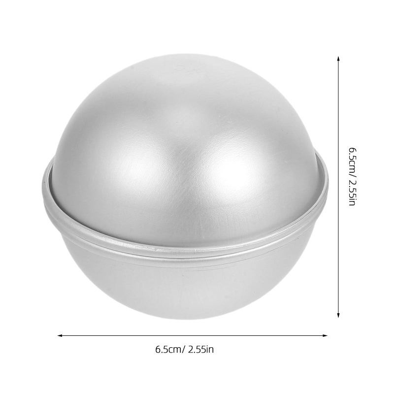6Pcs Sphere Soap Mold Set DIY Bath Bomb Making Kit for Relaxation and Crafting - Image 3