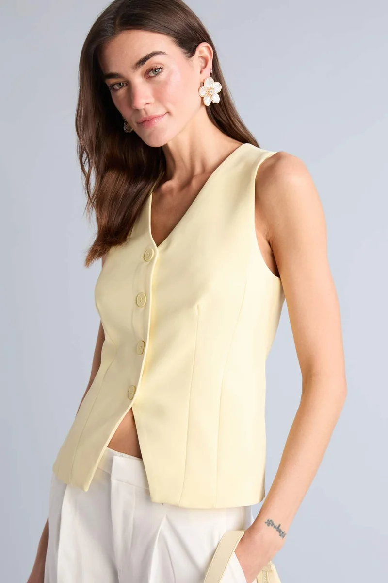 ديفاكتو V-Neck Vest