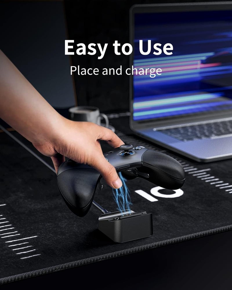 OLCLSS Controller Charger Station for Xbox One/Xbox Series X|S, Battery Pack for Xbox Series X|S/Xbox One/Xbox One S/Xbox One X/Xbox One Elite Controller (Black) - Image 5