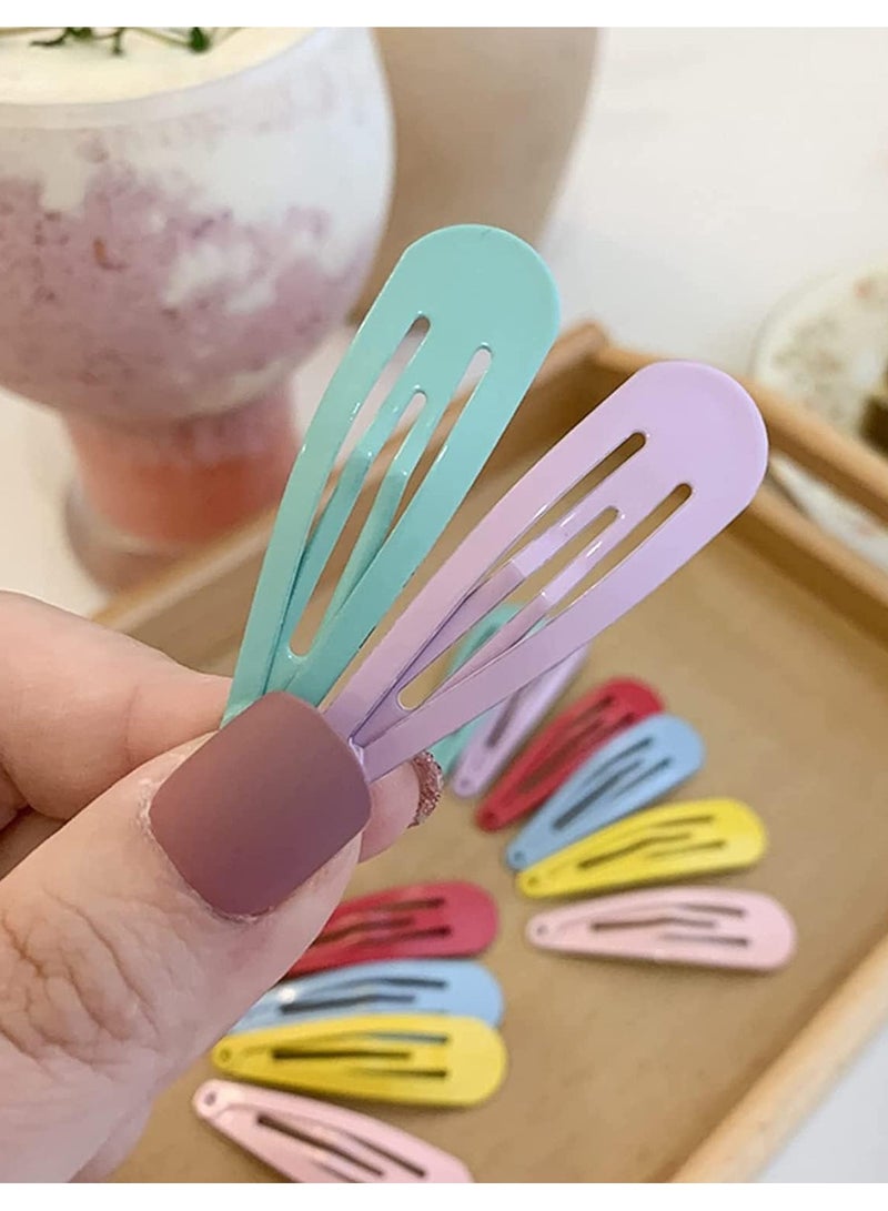 ORiTi 100-Piece Non-Slip Hair Snap Clip Set Multicolour - Image 5